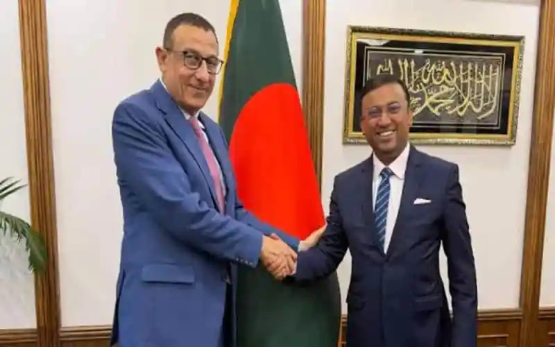 প্রধানমন্ত্রীর পররাষ্ট্র উপদেষ্টার সঙ্গে ফিলিস্তিনের রাষ্ট্রদূতের সাক্ষাৎ. Channel i News - চ্যানেল আই নিউজ