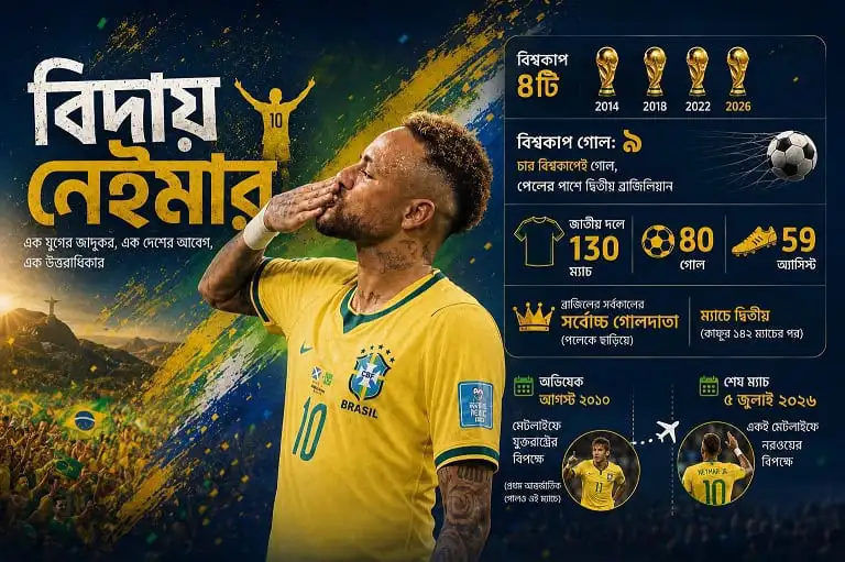 নেইমার ব্রাজিলের জার্সিতে, বিশ্বকাপের ইতিহাস ও অর্জনসমূহের তথ্য সহ ছবি।. Channel i News - চ্যানেল আই নিউজ