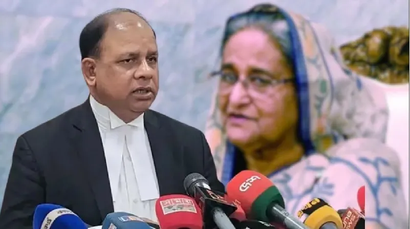 শেখ হাসিনার দেশে ফিরে সরাসরি আত্মসমর্পণের কোনো সুযোগ নেই: চিফ প্রসিকিউটর