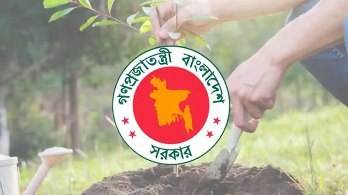 গাছের চারা রোপণের জন্য মানুষ মাটিতে হাত দিচ্ছে. Channel i News - চ্যানেল আই নিউজ