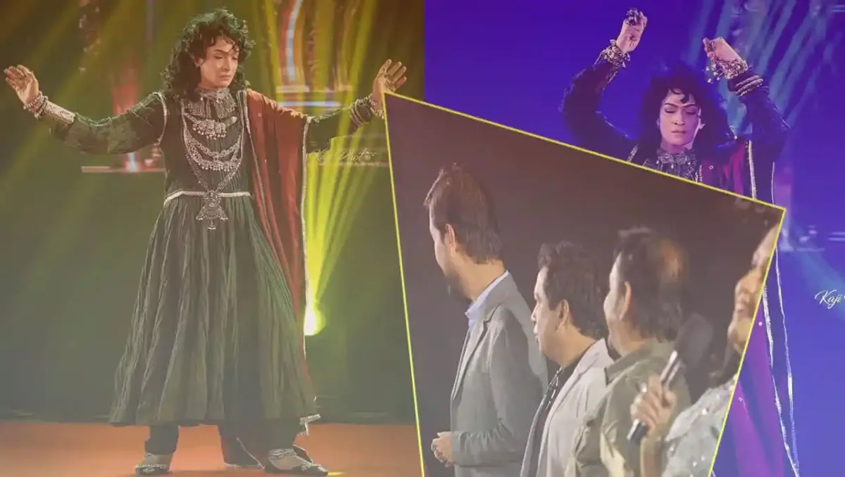 এডলফের নাচের পারফরমেন্সের ছবি, দর্শকদের সামনে পারফর্ম করছেন. Channel i News - চ্যানেল আই নিউজ