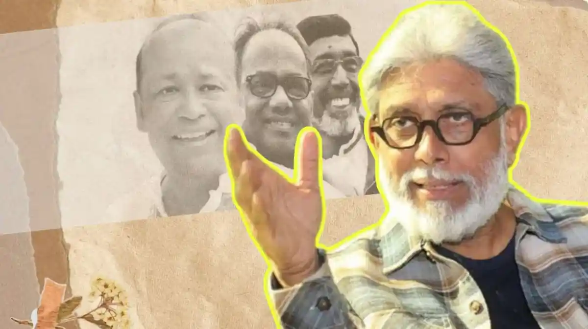 বয়সী ব্যক্তি ও তরুণদের সঙ্গে হাসিমুখে কথা বলছেন একজন প্রবীণ ব্যক্তি. Channel i News - চ্যানেল আই নিউজ