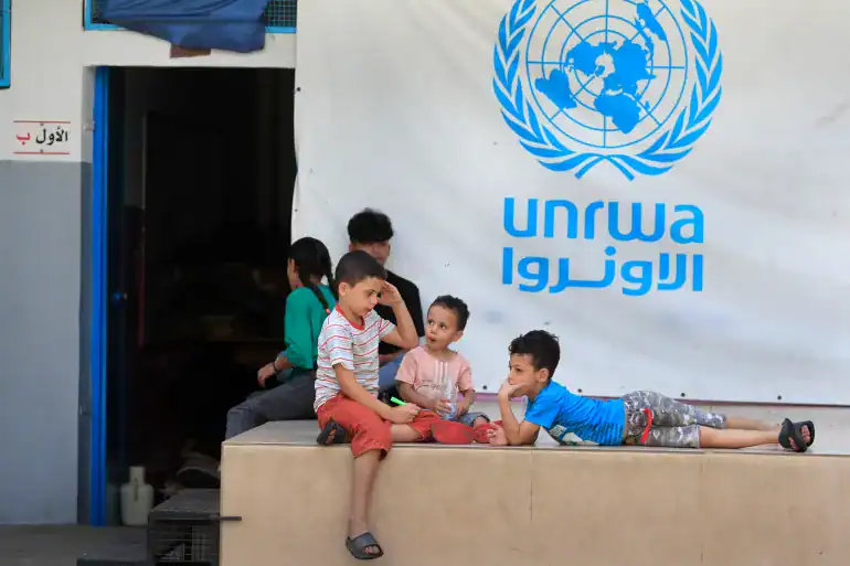 শরণার্থীদের জন্য UNRWA ত্রাণ কার্যক্রমের ছবি. Channel i News - চ্যানেল আই নিউজ