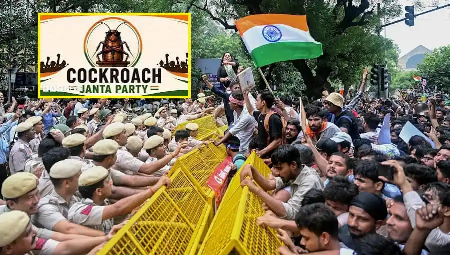 প্রদর্শনী ও সমর্থকদের মধ্যে ককড়োচ আন্দোলন, ভারতীয় পতাকা উড়ছে. Channel i News - চ্যানেল আই নিউজ