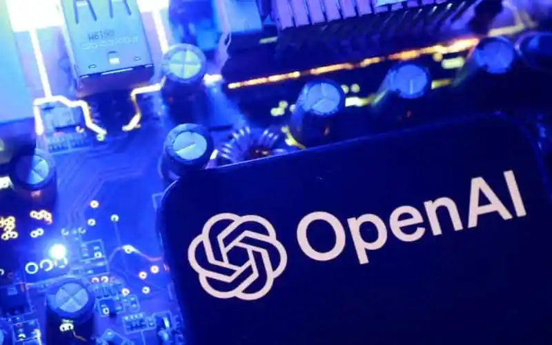 OpenAI এর লোগো সহ কৃত্রিম বুদ্ধিমত্তা চিপ ও সার্কিট বোর্ড. Channel i News - চ্যানেল আই নিউজ
