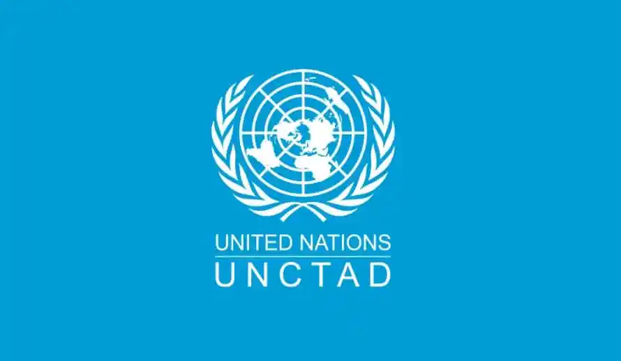 জাতিসংঘের UNCTAD লোগো, বিশ্ব বাণিজ্য ও উন্নয়ন সংস্থা. Channel i News - চ্যানেল আই নিউজ