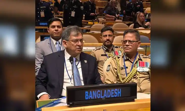 বাংলাদেশের প্রতিনিধি জাতিসংঘে নিরাপত্তা আলোচনা করছেন. Channel i News - চ্যানেল আই নিউজ