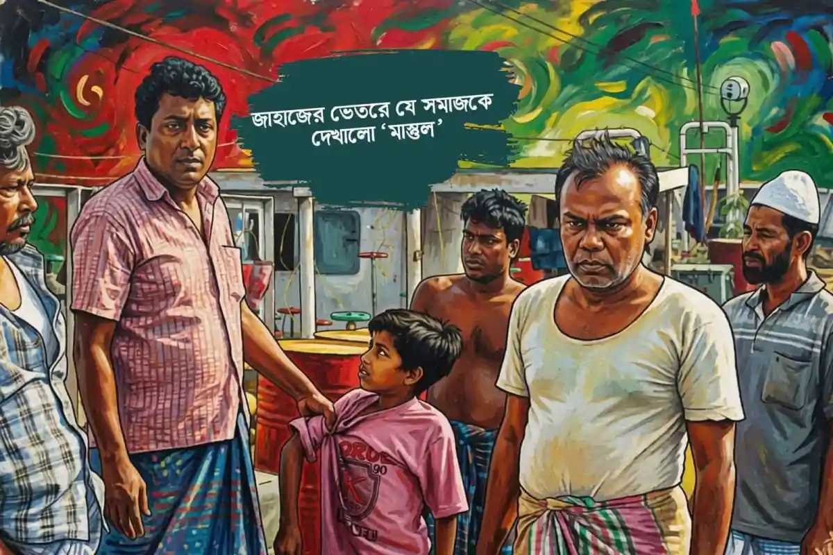 নদীর পাশে বিভিন্ন শ্রেণির মানুষজনের ছবি, আলোচনার দৃশ্য. Channel i News - চ্যানেল আই নিউজ