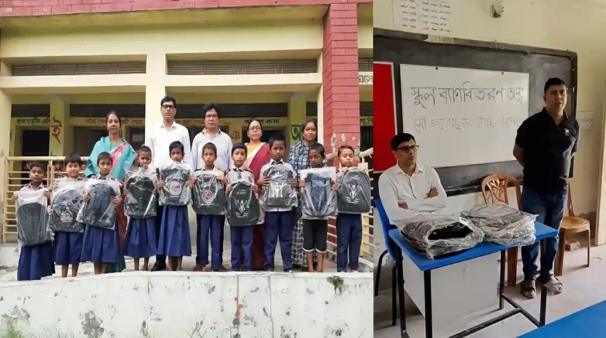শিক্ষার্থীদের মাঝে স্কুল ব্যাগ বিতরণ অনুষ্ঠান, দুর্বার উন্নয়ন সংস্থা. Channel i News - চ্যানেল আই নিউজ