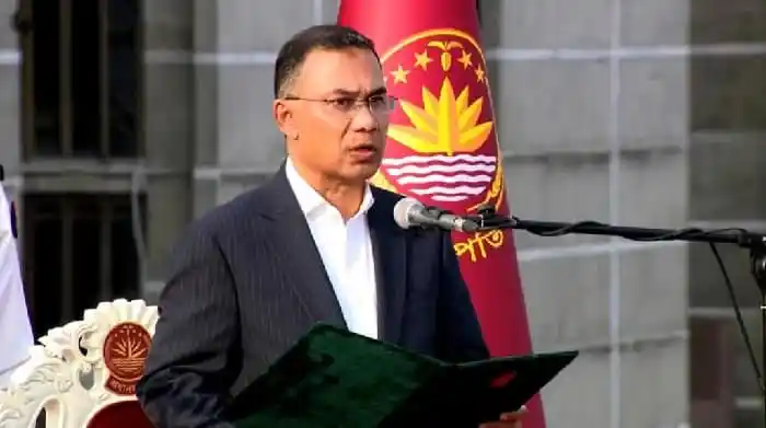 প্রধানমন্ত্রী তারেক রহমানের ভারত সফর নিয়ে বিবৃতি দিচ্ছেন. Channel i News - চ্যানেল আই নিউজ