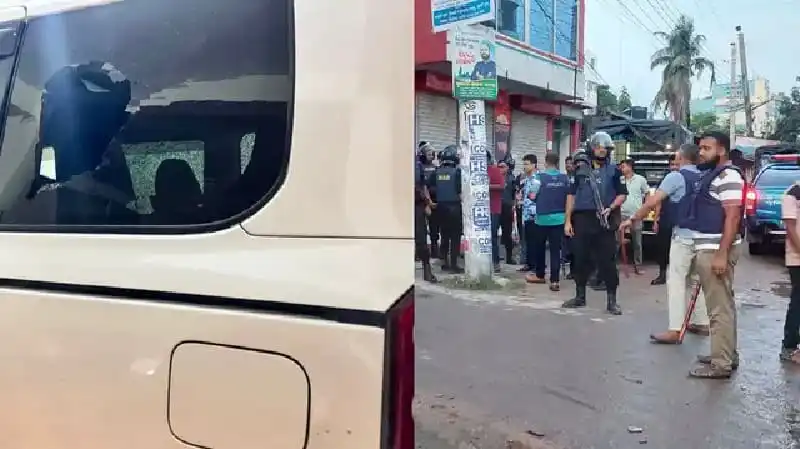 কুষ্টিয়ায় এমপি আমির হামজার গাড়িতে হামলা ও ভাঙচুরের ঘটনা. Channel i News - চ্যানেল আই নিউজ