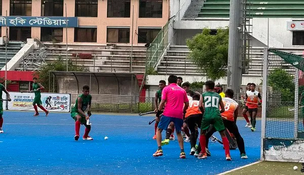 বাংলাদেশ হকি দলের অনূর্ধ্ব-২০ দল এশিয়ান গেমসের প্রস্তুতি ম্যাচে খেলছে. Channel i News - চ্যানেল আই নিউজ