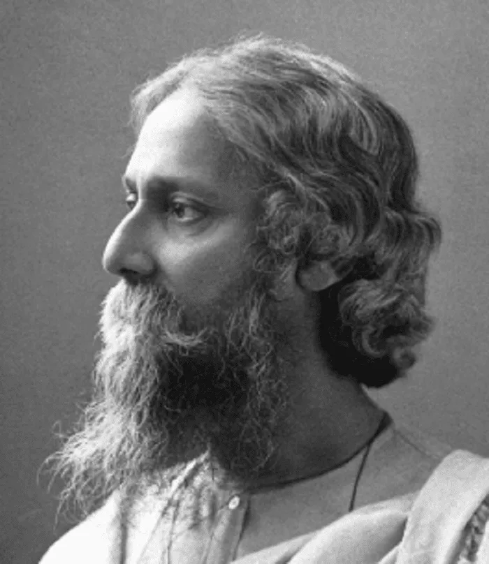 প্রখ্যাত কবি রবীন্দ্রনাথ ঠাকুরের কালো-সাদা ছবি. Channel i News - চ্যানেল আই নিউজ