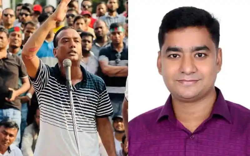 ছাত্রদল সভাপতি-সাধারণ সম্পাদক বক্তব্য দিচ্ছেন, সমর্থকদের সঙ্গে. Channel i News - চ্যানেল আই নিউজ