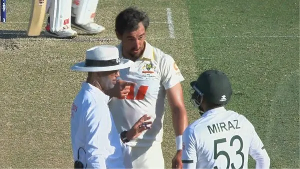 অস্ট্রেলিয়ার ক্রিকেটার মিরাজের সঙ্গে আম্পায়ার ও কোচের আলোচনা. Channel i News - চ্যানেল আই নিউজ