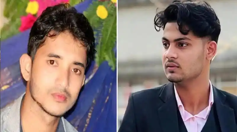 দুই যুবকের ছবি, একজনের মুখের দিক থেকে অন্যজনের দিকে তাকানো. Channel i News - চ্যানেল আই নিউজ