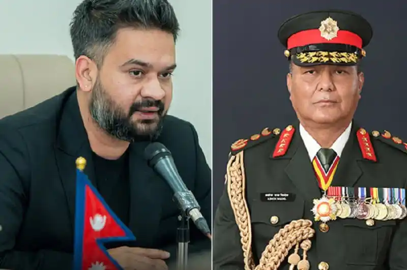 নেপালের প্রধানমন্ত্রী ও সেনাপ্রধানের বৈঠকের ছবি. Channel i News - চ্যানেল আই নিউজ