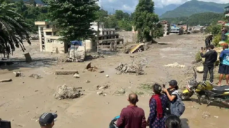 নেপালের ভয়াবহ বন্যার কারণে ব্যাপক ধ্বংসস্তূপ ও ক্ষতি দেখা গেছে।. Channel i News - চ্যানেল আই নিউজ