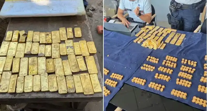 স্বর্ণের বার ও স্বর্ণের গুঁড়া উদ্ধার, নালা খুঁড়তে গিয়ে ৯৮ কোটি টাকার স্বর্ণ. Channel i News - চ্যানেল আই নিউজ