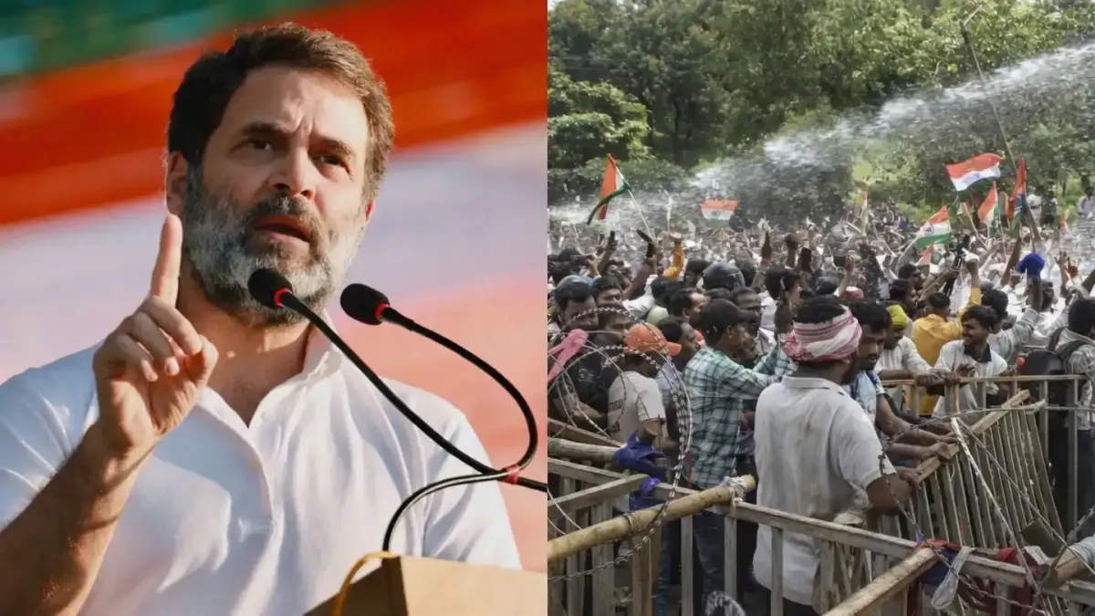 ভারতীয় জনতা নিয়োগ পরীক্ষায় অনিয়মের প্রতিবাদে রাস্তায় বিক্ষোভ করছে. Channel i News - চ্যানেল আই নিউজ