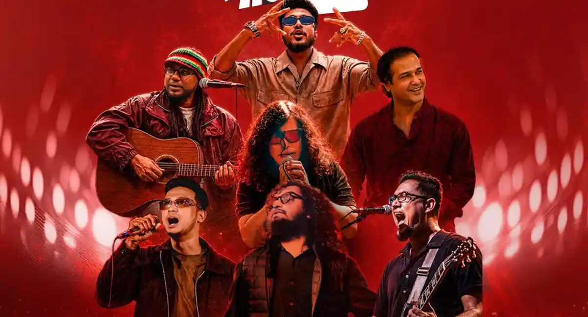 চ্যানেল আই অনলাইন সংবাদে আর্টসেলসহ গানের দল পারফর্ম করছে. Channel i News - চ্যানেল আই নিউজ