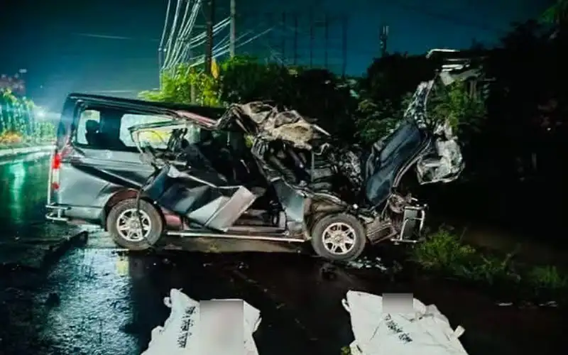 বিয়ের অনুষ্ঠান থেকে ফেরার পথে কাভার্ড ভ্যানের ধাক্কায় ভাই–বোনসহ নিহত ৪