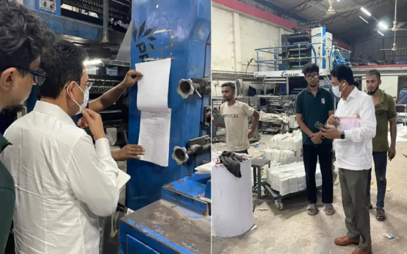 ২০২৭ শিক্ষাবর্ষের বইয়ের মান দেখতে রাতে ছাপাখানায় শিক্ষামন্ত্রী