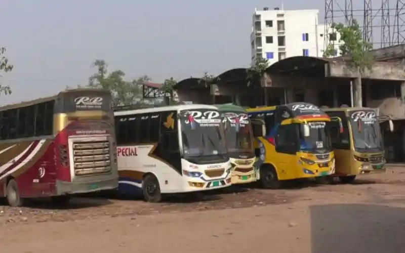 রাজশাহী-নাটোর রুটে বাস চলাচল বন্ধ