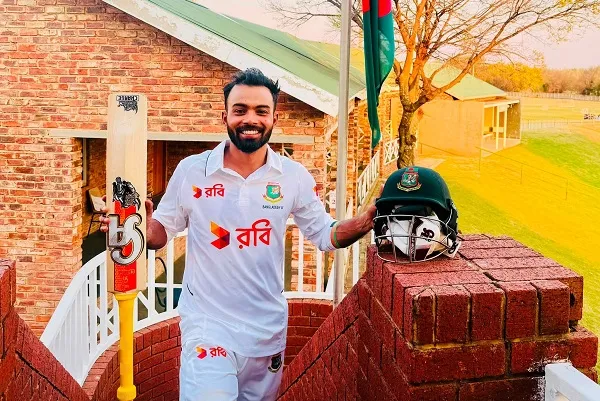 সাউথ আফ্রিকায় হৃদয়ের ডাবল সেঞ্চুরি, ড্র’য়ের পথে ম্যাচ