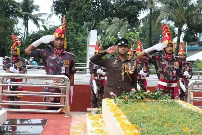বীরশ্রেষ্ঠ নূর মোহাম্মদের শাহাদতবার্ষিকীতে বিজিবির গার্ড অব অনার
