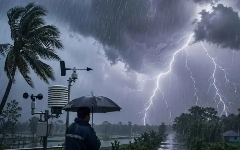 ঢাকাসহ বিভিন্ন অঞ্চলে বৃষ্টি, ঝড়ো হাওয়ার সতর্কতা