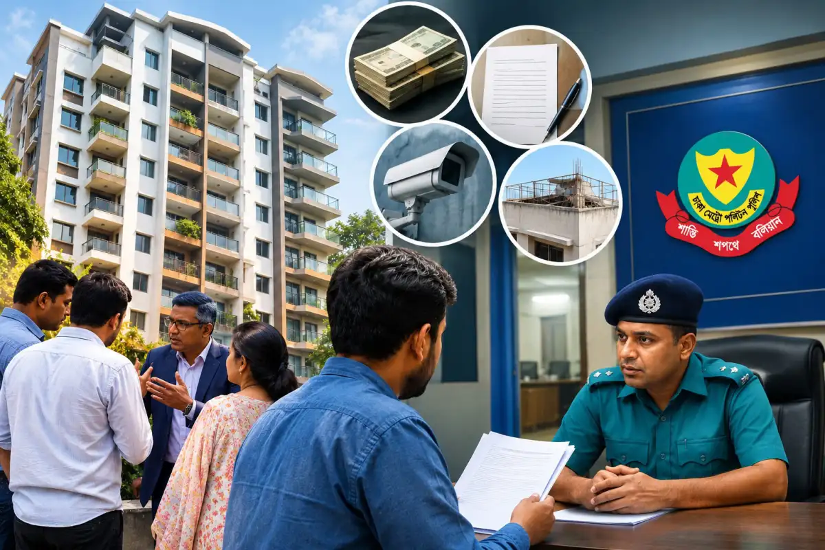 ভবন ব্যবস্থাপনার অভিযোগ গড়াল থানায়