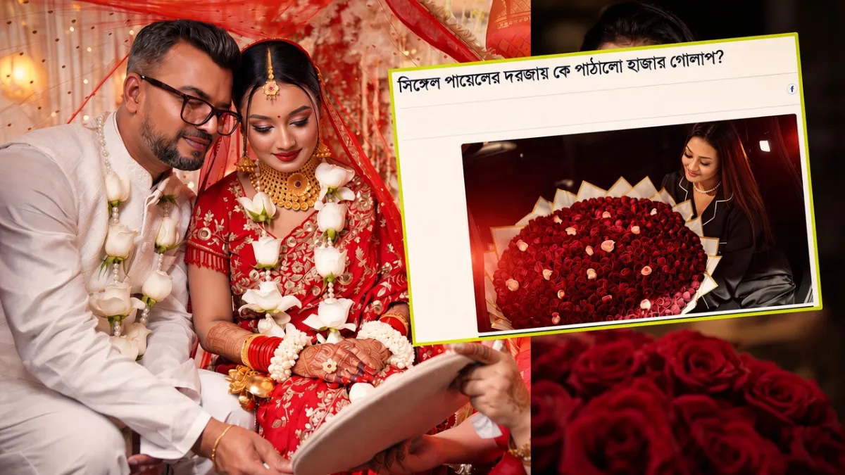 হাজার গোলাপ পাঠানো সেই ‘রাজা-বাদশাই’ হলেন পায়েলের স্বামী!