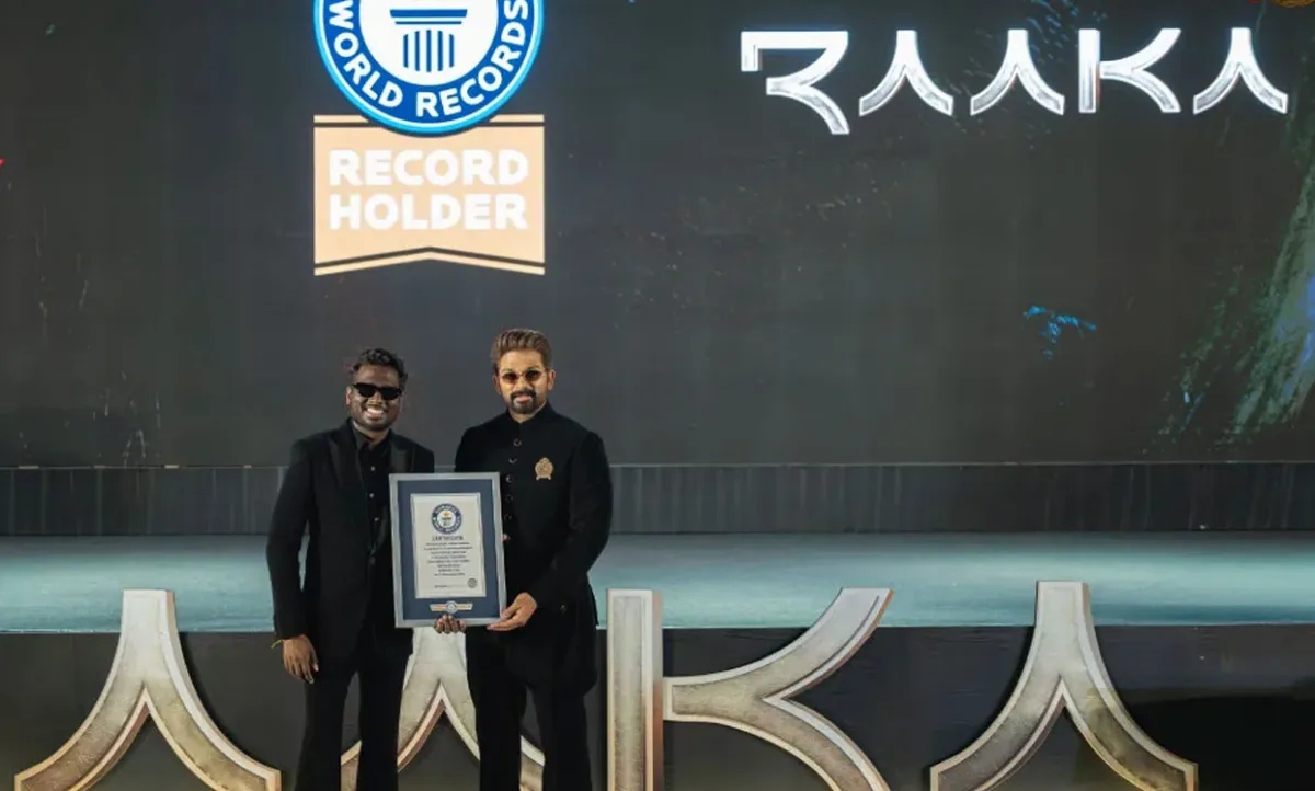 ‘রাকা’র বিশ্বরেকর্ড, গিনেস বুকে আল্লু অর্জুন-অ্যাটলি!