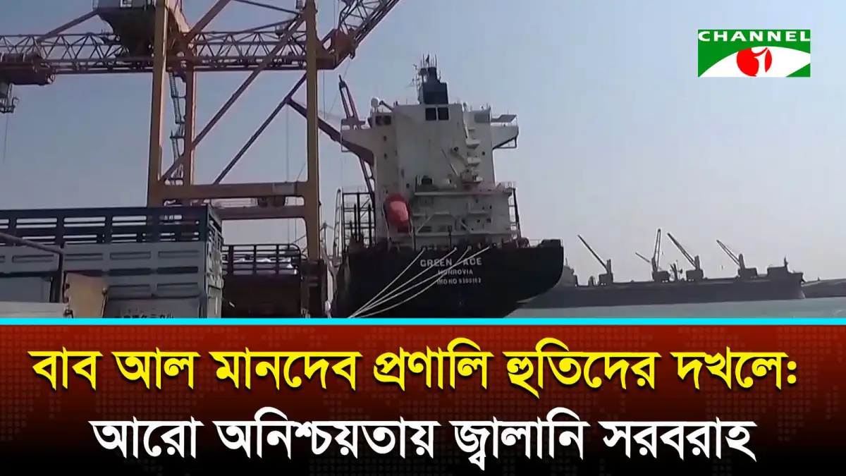 বাব আল মানদেব প্রণালি হুতিদের দখলে: আরো অনিশ্চয়তায় জ্বালানি সরবরাহ