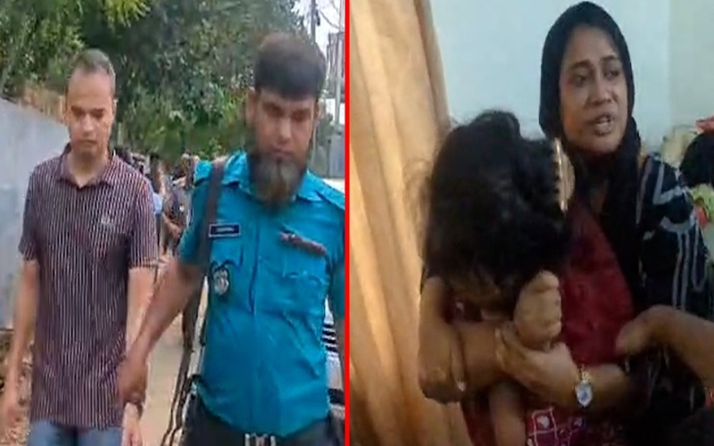 রাজশাহীতে নারীসহ আটক সেই ভাইরাল ওসি