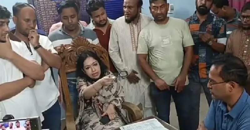 সরাইল থানায় রুমিন-ওসি বাগ্‌বিতণ্ডা, পুলিশের জিডি