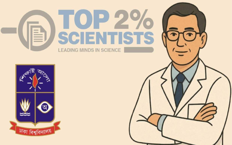 বিশ্বের শীর্ষ ২ শতাংশ বিজ্ঞানীর তালিকায় ঢাবির ২২ শিক্ষক-গবেষক