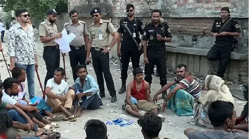 মাদকের সেই আস্তানায় এবার প্রশাসনের অভিযান, আটক ১৪