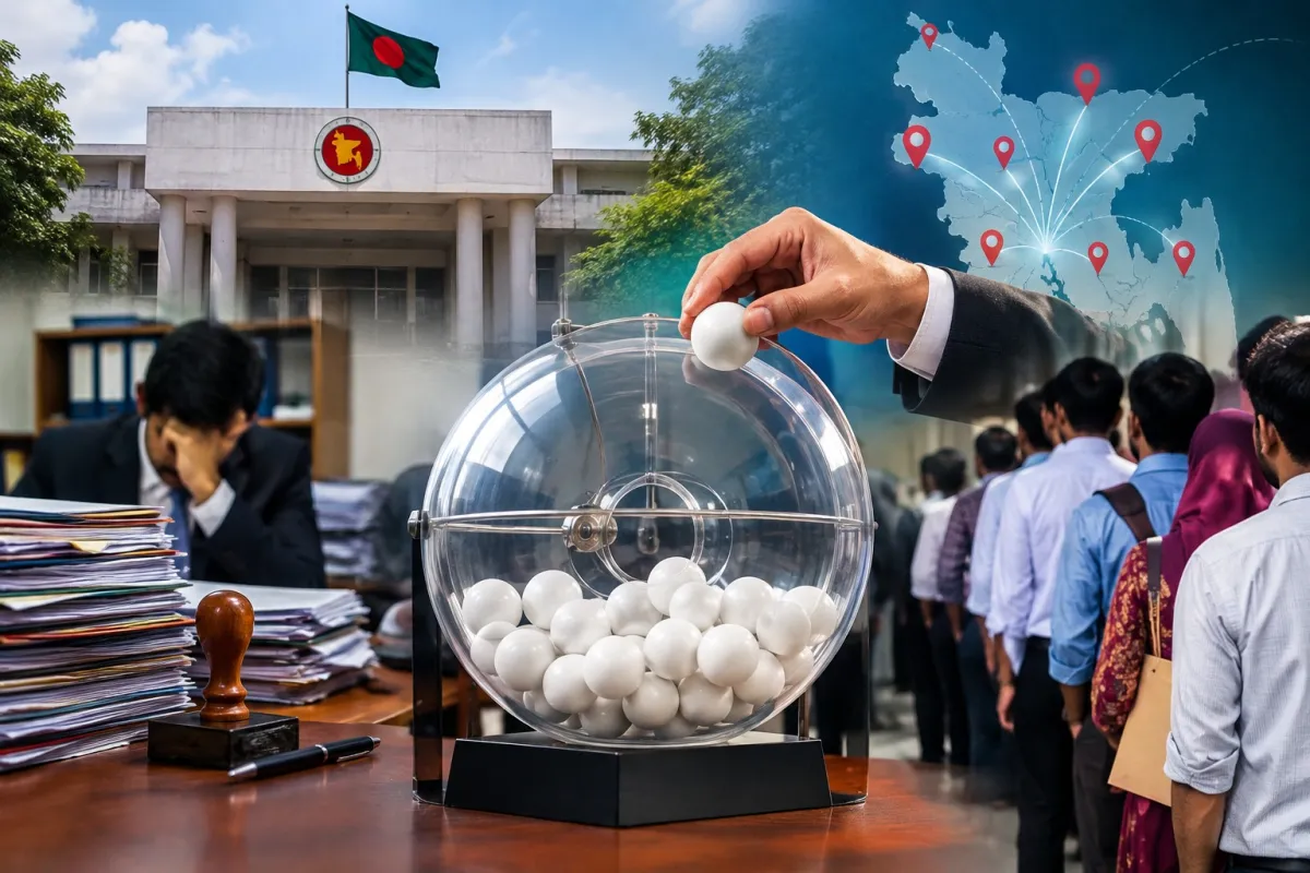 সাব-রেজিস্ট্রারদের পোস্টিংয়ে লটারি কেন?