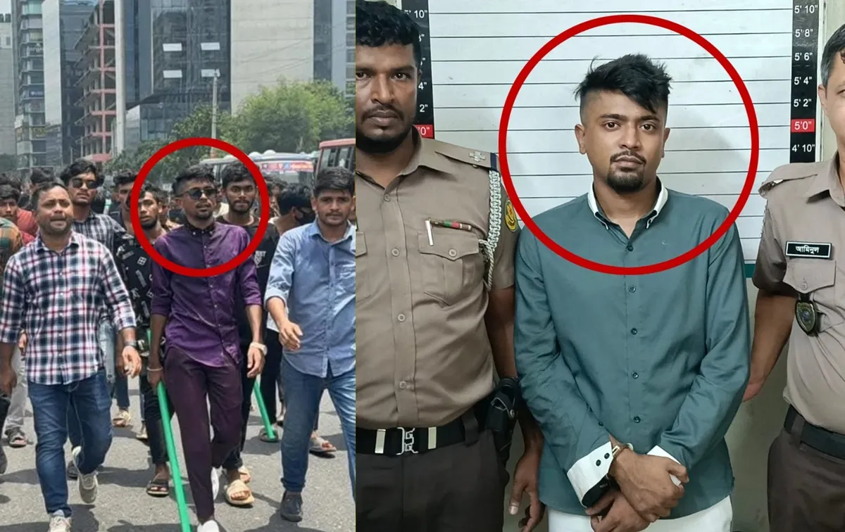 উত্তরায় ‘দে লাড়া’ গ্যাংয়ের মূলহোতা পিচ্চি সানি গ্রেপ্তার